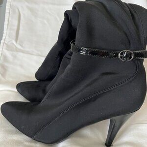 Nine West Black Brantyn Heeled Boots
